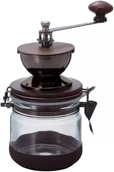 Hario Hand Ground Coffee Mill with Canister Black CMHN-4