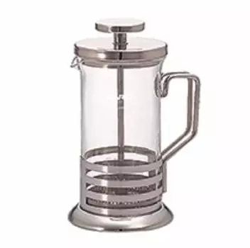 HARIO Hario Bright J Пресс для кофе и чая, 300 мл, 2 чашки, нержавеющая сталь THJ-2-HSV