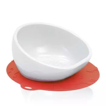 HARIO Made in Japan with Silicone Mat Arita Ware Cat Food Bowl Nyanpre Short Hair Red/PTS-NYS-R красный