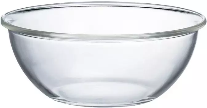 Hario MXPA-200-BK Неглубокая миска из термостойкого стекла, 6,8 жидких унций (2000 мл), Buono Kitchen Multi Ball, прозрачный, сделано в Японии