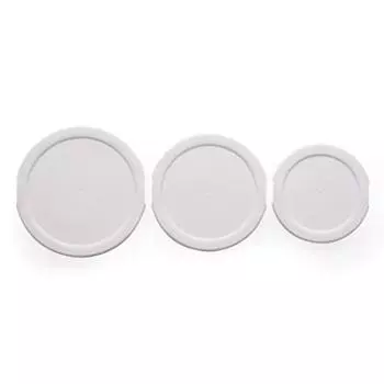 HARIO Набор из 3 крышек для микроволновых чаш из термостойкого стекла F-MXP-1236-W