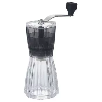 HARIO Octo Ceramic Coffee Mill Hand Ground Coffee Mill Octo MOC-3-TB Transparent Black