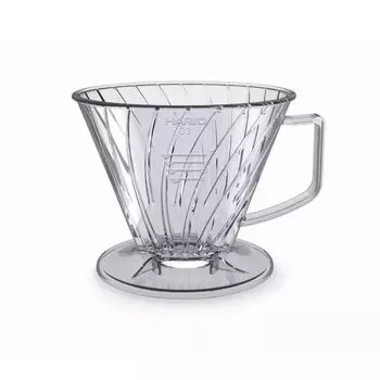 HARIO Pegasus Dripper 03 Прозрачная капельница для кофе на 4–7 чашек, сделано в Японии PED-03-T