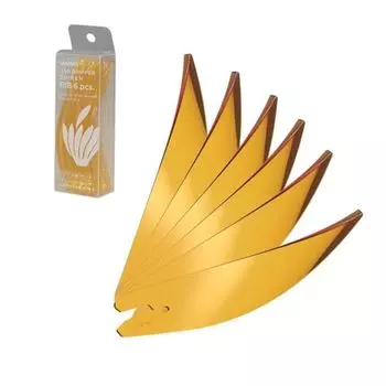 HARIO RIB-6-TY Dripper SUIREN 6-Piece Set, Yellow, For 1-4 Cups, Coffee, Hand Drip