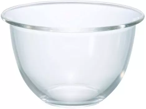 HARIO Сделано в Японии Стеклянная чаша 1500 мл BUONO kitchen Прозрачная термостойкая MXP-150-BK