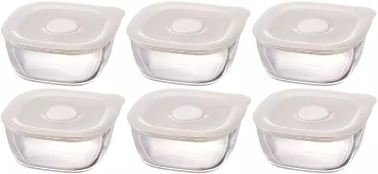 HARIO Сделано в Японии Стеклянный герметичный контейнер для хранения 250 мл BUONO кухонный набор из 6 термостойких контейнеров/угловой KSTM-25-TW