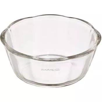 HARIO Сделано в Японии Термостойкая стеклянная конфетница 300 мл BOONO кухонная SWB-30-BK Прозрачная