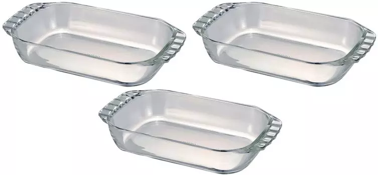 HARIO Сделано в Японии, термостойкое стекло, тостер, 900 мл, BUONO, кухня HTZ-90-BK, набор из 3 предметов, прозрачная