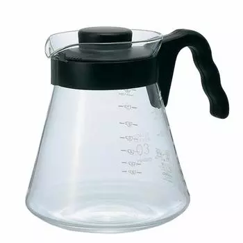 HARIO V60 Кофейный сервиз Практичная емкость 1000 мл Черный Сделано в Японии VCS-03B чёрный