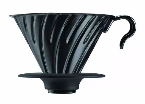 HARIO V60 Metal Coffee Dripper Coffee Drip for Cups Matte Black 1~4 VDM-02-MB