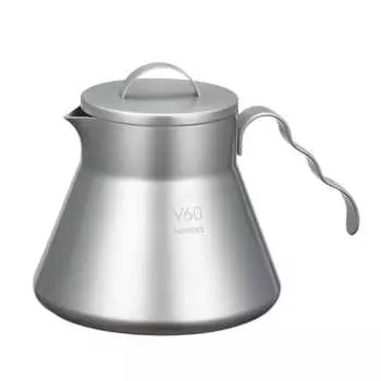 HARIO V60 Металлический Кофейный Сервировщик 500мл Серебристый O-VCSM-50-HSV