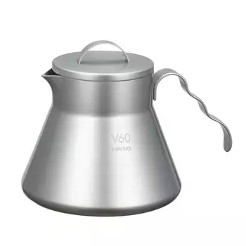 HARIO V60 Металлический Кофейный Сервировщик 500мл Серебристый O-VCSM-50-HSV