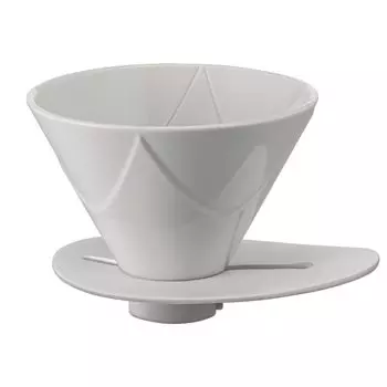 HARIO V60 Single Extraction Dripper MUGEN Coffee Dripper for 1-2 Cups White Porcelain Made in Japan VDMU-02-CW