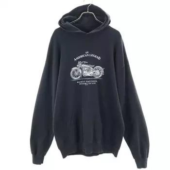 HARLEY DAVIDSON 90s Made in USA Copyright Long sleeve Sweatshirts Men s Used