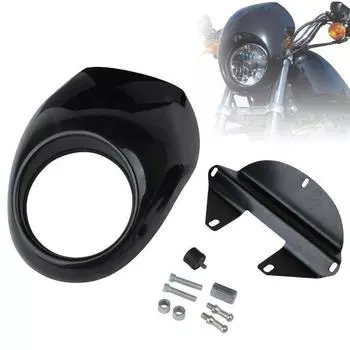 Harley Prince 5.75-Inch XL 883 1200 Street Master Dai Na Breakout Restoration LED Daytime Running Lamp Headlight 5.75 inch headlight 883 shell