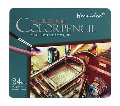 Harnidex watercolor pencil 24 color set #C610-24TN
