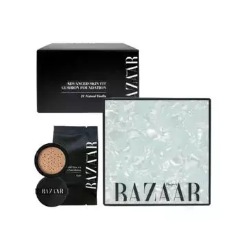HARPER S BAZAAR Тональная основа Advanced Skin fit Cushion Foundation 15 г*2 шт. #21 Natural Vanilla