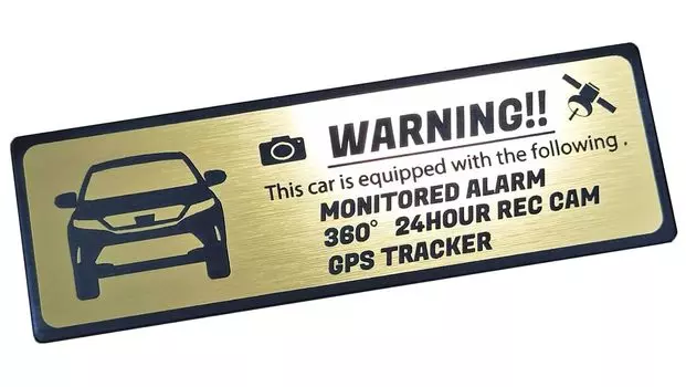 Harrier 60 Series Late Toyota Security Sticker Car Security Luxury Car VIP 24-часовой мониторинг GPS-трекер Anti-Theft (Золото)