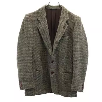 HARRIS TWEED 60-е 70-е годы Berwick Винтажный пиджак по индивидуальному пошиву Зеленая система Berwick Мужской Б/у