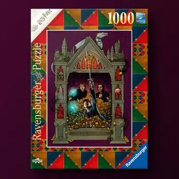 Гарри Поттер Дары Смерти 2 Пазл Ravensburger 1000 элементов, популярная корейская настольная игра