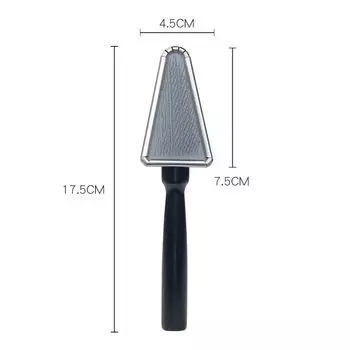 Hartley Pet Supplies Dog Cat Comb Stainless Steel Needle Comb Floating Fur Hair Comb Black Handle Comb Triangle