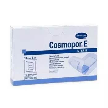 Hartmann Cosmopor E Стерильная впитывающая клейкая повязка 10х6см 10 шт.