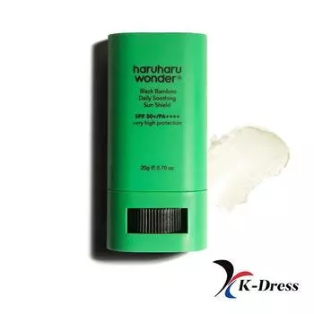 Haruharu Wonder Black Bamboo Ежедневный успокаивающий солнцезащитный крем 20 г 1 PCS