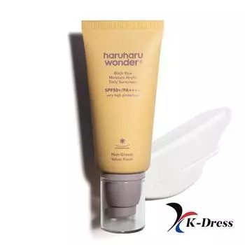 Haruharu Wonder Black Rice Moisture Airy Fit Ежедневный солнцезащитный крем 50 мл 1 PCS