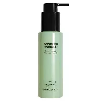HARUHARU WONDER Черное бамбуковое масло для волос без пушистости 80 мл