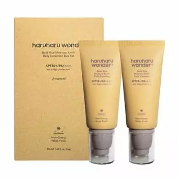 HARUHARU WONDER Черный рис Moisture Airyfit Daily Sunscreen Duo