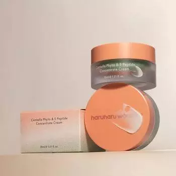 [Haruharu Wonder] Крем-концентрат Centella Phyto & 5 Peptide 30 мл