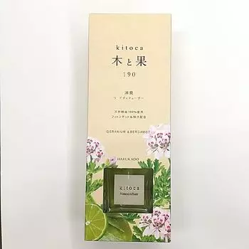 Harukado kitoca tree and fruit 190 натуральное эфирное масло тростниковый диффузор 190 мл герань бергамот 100% &