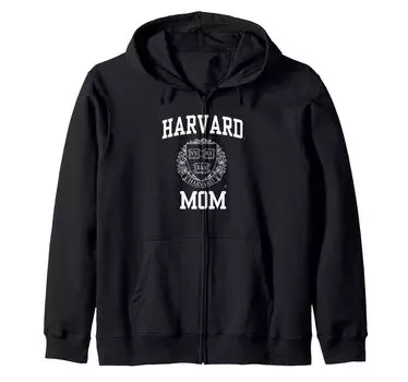 Harvard University Crimson Official NCAA Mom OCIMPHVU002 Толстовка с капюшоном на молнии