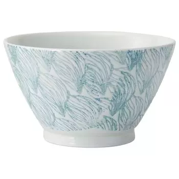 Hasami ware bowl plate capacity 800ml onion blue microwave safe dishwasher safe 25317 approx.