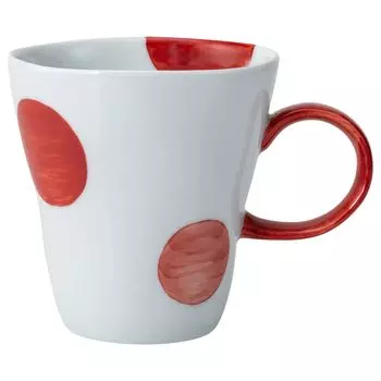 Hasami ware capacity soap microwave dishwasher safe 25365 mug, approx. 280ml, red, safe,