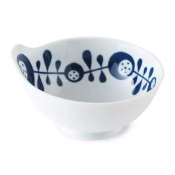 Hasami ware CtoC JAPAN Slightly larger small bowl with handle Ivy x D13 x H7 440 W14.5 (cm) (cc)