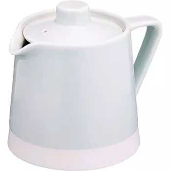 Hasami Ware Essence 19583 Чайник из нержавеющей стали, набор с ситечком для чая, 16,9 жидких унций (500 мл), Синий, Простой, Цвет морской волны, Стильный, Чайник, Сделано в Японии, Bl