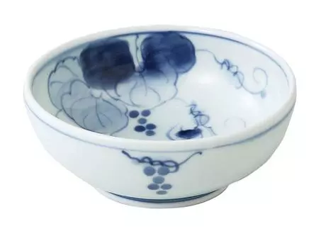 Hasami Ware Heisei Grape Lightweight Bowl Diameter 69421 13.5cm