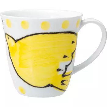 Hasami ware Issei pottery mug approximately 275ml aile yellow made in Japan 20451 жёлтый