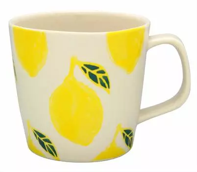 Hasami ware Kikusho kiln fruit mug lemon
