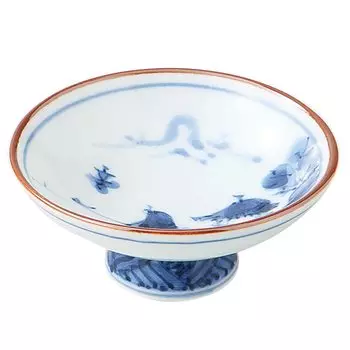 Hasami ware Kosho kiln 30ml ground pattern landscape made in Japan 278105 белый