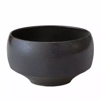Hasami ware matcha bowl haku bowl wabi black stylish simple dishwasher safe made in Japan 18172