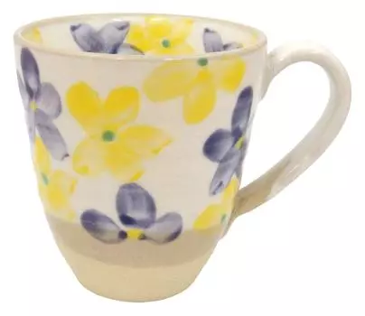 Hasami Ware Mizuko Kiln Hana Asobi Кружка Фиолетовый фиолетовый