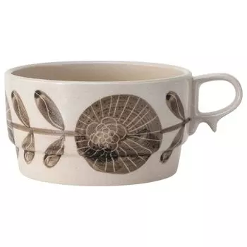 Hasami Ware Mug Large Hana Capacity 380ml Journey Brown 25330 approx.