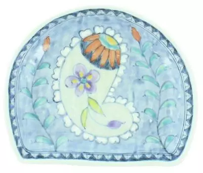 Hasami Ware Rinkurou Kiln Yumeji Сервировочная тарелка в форме сердца 009432C541 Веерообразная