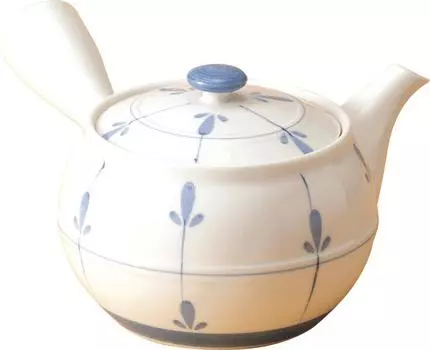Hasami ware Shigeyama pottery teapot medium sprout 400032 белый
