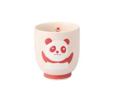 Hasami Ware Tea Cup Red Panda Pattern Set of 3 70443