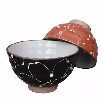 Hasami ware tea unique Japanese pair gift box included rice bowl bowls, flowers, set, Couple s bowl, bowl, bowl, bowl,