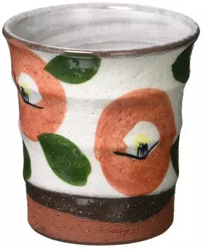 Hasami Ware Zuiko Kiln Red Camellia Tea Cup Red 52065 красный