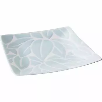 Хасамияки [Хафури] Тарелка, блюдо, диаметр прибл.. 15,5 см, Синий, Бамбук 18081